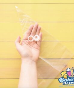Bakers dozen Premium Piping Bags 12" with Extra Tickness | 100 Disposable Pastry Bags with 1 Coupler and 2 Ties | Kitchen Icing Bags | Cake Decoration Piping Bags | Anti-Burst and Non-slip Piping Bag 12 IN 100 Pastry Bags Pieces 37 615PPeEn0jL