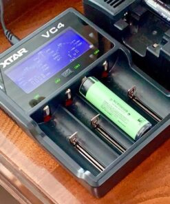 XTAR Rechargeable Battery Charger, 4 Bays Battery Charger for 3.6V 3.7V Li-ion IMR INR ICR 10440 18650 26650 and 1.2V Ni-MH Ni-CD Rechargeable Battery 24 615Ql6WQN8L
