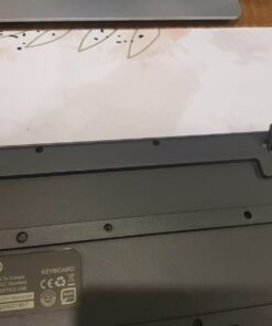 Loigys Wireless Keyboard, 2.4G Full-Sized Ergonomic Wireless Computer Keyboard with Wrist Rest for Windows, Mac OS Laptop/PC/Desktop/Notebook (Black) Black 42 615QlDM54qL