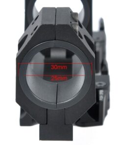 Green Blob Outdoors GBO (Extended) QD Scope Rings Mount Top Rail Extended 30mm - 1 inch Ring Tactical for Burris, Nikon, Leupold, Vortex, UTG, (Black) 14 615ROy36llL