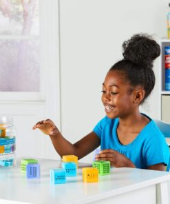 hand2mind Ten Frame Dice, Large Foam Dice for Classroom, Subitizing Dice, Math Manipulatives for Elementary School, Counting Toys for Toddlers, Educational Toys for Preschool Children (Set of 12) 21 615SA4y9wL