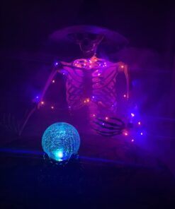 Brizled Purple Orange Halloween Fairy Lights, 19.47ft 60 LED Halloween Lights, 2 Mode Battery Purple Orange Lights, Indoor Silver Wire Halloween Twinkle Light for Halloween Themed Party Carnival Decor Purple & Orange 16 615TcV qUL