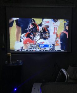 Mini Projector, VOPLLS 1080P Full HD Supported Video Projector, Portable Outdoor Home Theater Movie Projector, 50% Zoom, Compatible with HDMI, USB, AV, Smartphone/Tablet/Laptop/PC/TV Box A-Mini projector 34 615Y38GJWOL