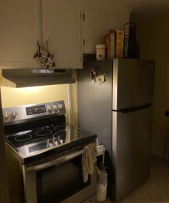 Broan-NuTone F403004 Exhaust Fan for Under Cabinet Two-Speed Four-Way Convertible Range Hood Insert with Light, 30-Inch, Stainless Steel 30 615YftnIutL