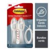Command 17304 Organizer, 2 (17304-ES) Medium Cord Bundler, White, 2 Count 46 615ZM6Yk9gL