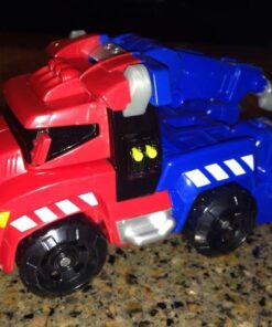 Transformers Playskool Heroes Rescue Bots Optimus Prime Converting Toy Robot Action Figure, Toys for Kids Ages 3 and Up 23 615alVQpBL