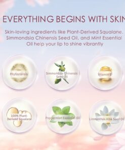 CATKIN Lip Balm Color Tinted Lipstick Ultra Hydrating Lip Deep Moistrurize Chapstick with Vitamin E Nourishing For Cracked & Dry Lips 0.12 oz (C07 Amethyst) C07 Amethyst 7 615bJoAl5DL