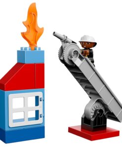 LEGO DUPLO Town Fire Truck 10592 Buildable Toy for 1-4Year-Olds 13 615biwyV rL