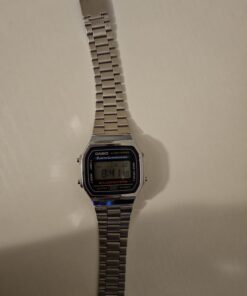 Casio Collection Unisex Adults Watch A168WA SILVER 26 615by3RHgWL