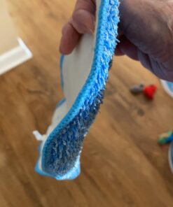 Microfiber Spray Mop Replacement Heads for Wet/Dry Mops Compatible with Bona Floor Care System (5 Pack) Blue 22 615cVHQjVlL