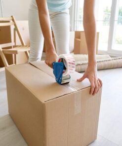 I GO Clear Packing Tape, Heavy Duty Packaging Tape Refills for Shipping Moving Boxes Mailing Storage Sealing, 1.88 Inches x 54.68 Yards Per Roll, 2.95" Core, Crystal Clear, 1.97 Mils Thick, 18 Rolls 13 615d1Zsz9pL