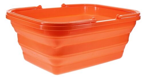 UST FlexWare Collapsible Sink 2.0 with 4.23 Gal Wash Basin for Washing Dishes and Person During Camping, Hiking and Home Orange