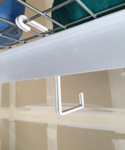 HyLoft 00212 Add-On Storage Hook Accessory for HyLoft Model-540 Ceiling Rack, 4 Count , White 47 615dU qMKHL