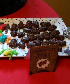 Cybrtrayd Life of the Party Frogs Chocolate Candy Mold in Sealed Protective Poly Bag Imprinted with Copyrighted Cybrtrayd Molding Instructions 35 615dtjG24EL