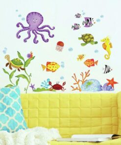 RoomMates RMK1851SCS Adventures Under The Sea Peel and Stick Wall Decals 25 615fGXxaG8L
