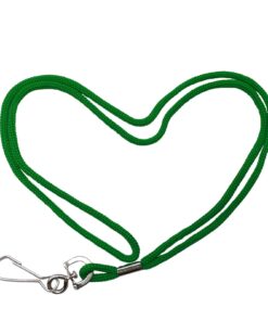 HOSL 100 Pack Badge Lanyards Office Lanyard ID Card Lanyards Business Card Lanyards Students Lanyards Employee Lanyards Round 36" With Swivel Hook (Green) 100pack Green 11 615iBwoLzdL