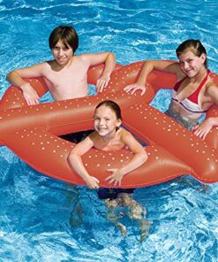 Swimline Giant Pretzel Swim Fun Inflatable Floating Seat, 1-Pack 28 615kLkiLXBL