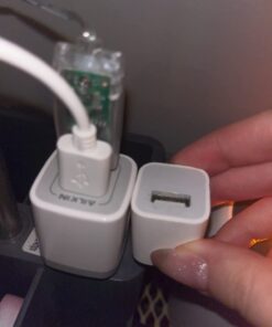 USB Wall Charger, Charger Adapter, AILKIN 2-Pack 2.1A Dual Port Quick Charger Plug Cube for iPhone 15 14 13 12 11 Pro Max 10 SE X 8 7 Plus Samsung Galaxy S23 S22 Power Block Fast Charging Box Brick White 35 615kPGFfn6L