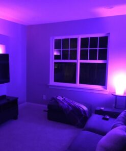 Flux WiFi Smart LED Light Bulb - Compatible with Alexa, Google Home Assistant & IFTTT - Smartphone Controlled Multicolored Color Changing Lights - Sunrise Wake Up Light & Dimmable Night Light 44 615kq17SUZL