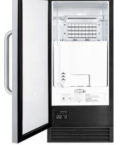 Summit Appliance BIM44GADA ADA Compliant NSF-Listed Auto Defrost 50 lbs Clear Icemaker with Internal Pump for Built-in or Freestanding Use Undercounters, Stainless Steel Door, Black Cabinet 5 615l4D57NjL