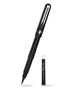 Alternative view of Pentel Arts Pocket Brush Pen, Includes 2 Black Ink Refills (GFKP3BPA) Pocket Brush Pen Original