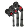 Scott Edward Golf Headcovers for Woods Set of 3 Fits Well Driver(460cc) Fairway Wood and Hybrid(UT) The Perfect Change for Golf Bag Grey red black argyle 35 615ppvyAAgL