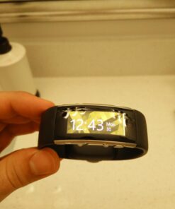 Skinomi Full Body Skin Protector Compatible with Microsoft Band 2 (2015)(Screen Protector + Back Cover) TechSkin Full Coverage Clear HD Film 33 615q2LuylUL 1