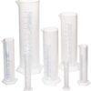 hand2mind Graduated Cylinder Set, Polypropylene Measuring Cylinder, Plastic Graduated Cylinder Container, Lab Equipment, Lab Tubes, Chemistry Science Supplies, School Lab Supplies (Set of 7) 49 615qnlAlOGL