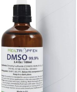 Low odor DMSO - Dimethyl sulfoxide liquid 3.4 Oz - 100 ml | Pharmaceutical grade ingredient | High purity | Heiltropfen® 22 615r796bVEL