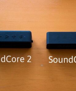 Anker Soundcore 2 Portable Bluetooth Speaker with 12W Stereo Sound, Bluetooth 5, Bassup, IPX7 Waterproof, 24-Hour Playtime, Wireless Stereo Pairing, Speaker for Home, Outdoors, Travel Black 56 615spzyUM6L