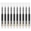 WRITECH Rolling Ball Pens Quick Dry Ink 0.5 mm Extra Fine Point Pens 10 Pcs Liquid Ink Pen Rollerball Pens Black Color