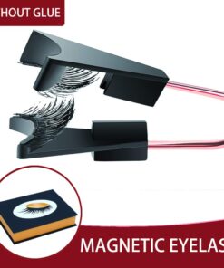 Magnetic Eyelashes Applicator Tool Kit,Glue-free Magnetic Eyelash Clip,Eyelashes Short Set with 2 Pairs Magnetic False Eyelashes,Magnetic Eyelashes No Eyeliner(BUSHY STYLE) BUSHY STYLE 10 615wPQtLP2L
