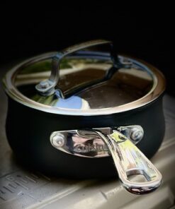 Cuisinart Contour Hard Anodized 1-Quart Saucepan with Cover,Black 15 615ye43EZQL