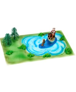 DecoPac Fisherman with Action Fish DecoSet Cake Decoration, 3 Piece Set, (16334) 22 616 Zk3VzFS