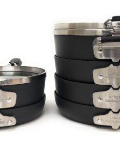 Calphalon Select 9pc Space Saving Hard-Anodized Nonstick Cookware Set 11 6160NA9py4L