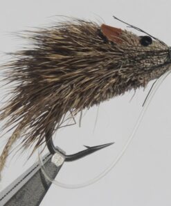 Flies Direct Mouse Rat Assortment Trout Fishing Flies,Pack of Four,Brown 1