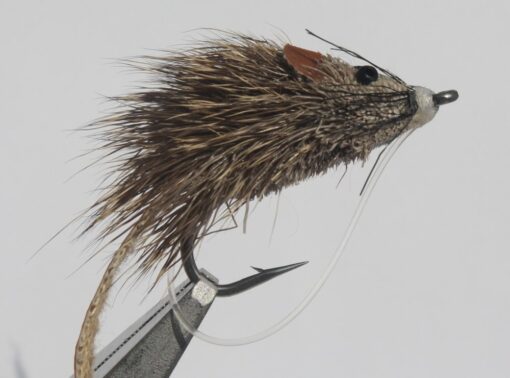 Flies Direct Mouse Rat Assortment Trout Fishing Flies,Pack of Four,Brown 1