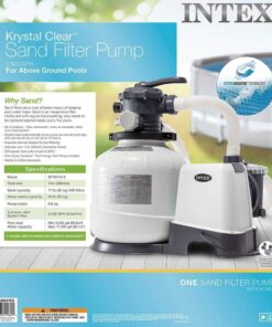 Intex 2800 GPH Above Ground Pool Sand Filter Pump w/ Deluxe Pool Maintenance Kit 13 616348g4XL