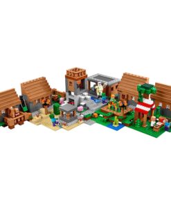 Alternative view of LEGO Minecraft The Village 21128