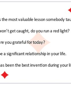 Alternative view of Conversation Cards - 250 Thought-Provoking Prompts on Classic Playing Cards. Created for Friends, Family, Work, and Groups of All Types!