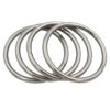DGOL 5 Packs 3-1/8 inch Strong Welded O Ring 304 Stainless Steel Round Ring Buckles, Wire Thickness 0.24 inch 3-1/8" Ring 5 Packs 4 6165r zNNzS