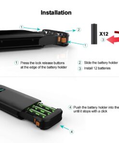 HAOXI AODELAN External Flash Battery Packs for Portable Hot Shoe Speedlite Compatible with Nikon SB900, SB910, SB5000. Replaces Nikon SD-9 12 6166zyvPdxL