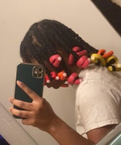 Tifara Beauty Salon Heatless Flexible Hair Rollers Curlers 42-pack 7" Soft Foam Flexi Twist Curling Rods for Short Long Hair 64 6167Nq8FyxL