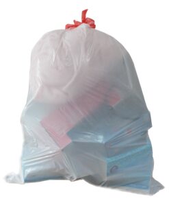 Orino Ultra Strong Garbage Bags 8 Gallon Trash Can Liners for Kitchen and Office Unscented White Drawstring Trash Bags, 60 Count 0.74 mil 22" x 24" 1 Pack 17 61682tQ8B L