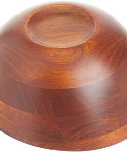 Lipper International Cherry Finished Wavy Rim Beechwood Serving Bowl for Fruits or Salads, Matte, Small, 7.5" x 7.25" x 3", Single Bowl, 30.43Fl oz 18 616A5lzLQQL