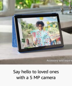 All-new Amazon Fire HD 10 tablet, built for relaxation, 10.1" vibrant Full HD screen, octa-core processor, 3 GB RAM, latest model (2023 release), 32 GB, Ocean With Lockscreen Ads 13 616Ag4tD8OL