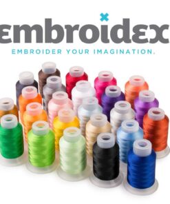 Alternative view of Embroidex Embroidery Machine Starter Kit - Everything Needed to Do Machine Embroidery Thread, Stabilizer, Bobbin Needles Etc Plus Bonus Embroidery Designs and Instructional CD