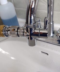 Anderson Metals - 07046-0812 Brass Garden Hose Swivel Fitting, Connector, 1/2" Barb x 3/4" Female Hose 1/2" Barb x 3/4" GHT Female Hose 9 616CprrBUL