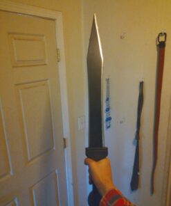 Cold Steel All Purpose Tactical Machete with Sheath, Great for Clearing Brush, Survival, Camping and Outdoor Activities, Gladius Machete, One Size,Black 31 616DA7HmB6L