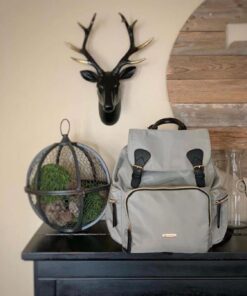 VS VOGSHOW Diaper Bag Backpack, Multifunction Stylish Travel Baby Bag Backpack with Crossbody Strap, Maternity Nappy Bag Gray 107 616DhdnTeRL